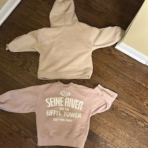 EUC ZARA sweatshirt + hoodie